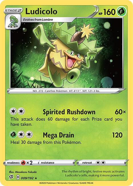 Pokemon Ludicolo 9/192 Rebel Clash