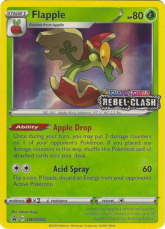 Pokemon Flapple SWSH022 SWSH Black Star Promos