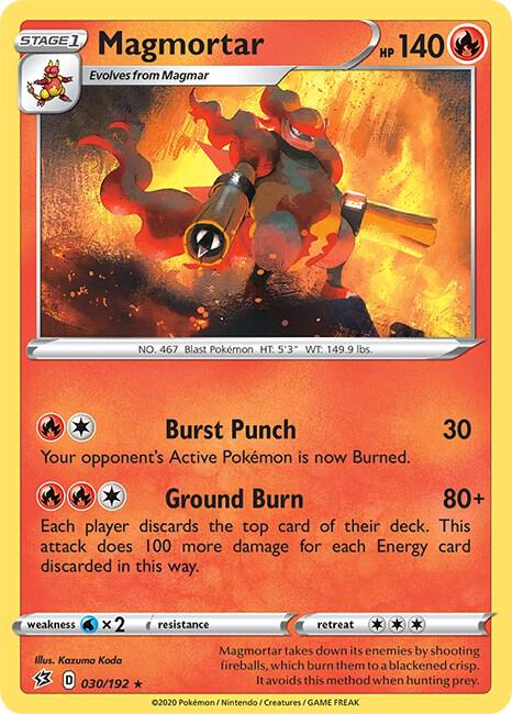 Pokemon Magmortar 30/192 Rebel Clash