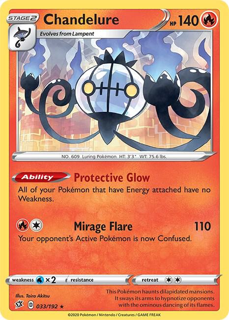 Pokemon Chandelure 33/192 Rebel Clash