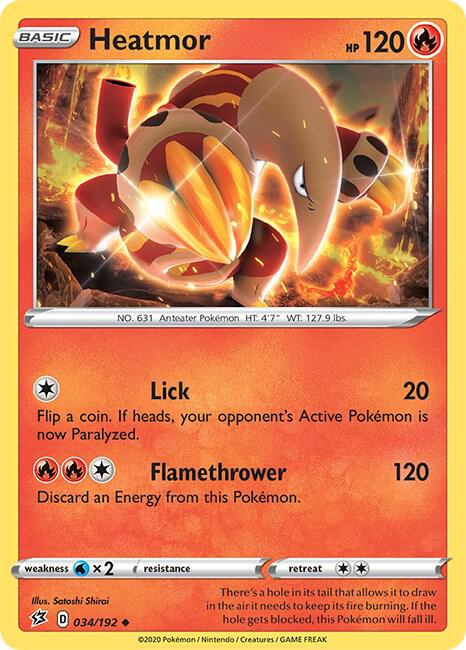 Pokemon Heatmor 34/192 Rebel Clash