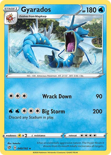 Pokemon Gyarados 40/192 Rebel Clash