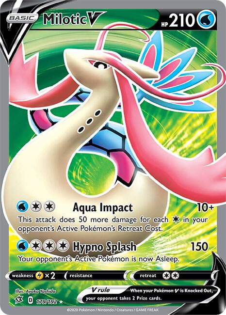 Pokemon Milotic V 179/192 Rebel Clash