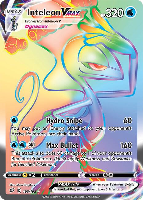 Pokemon Inteleon VMAX 195/192 Rebel Clash