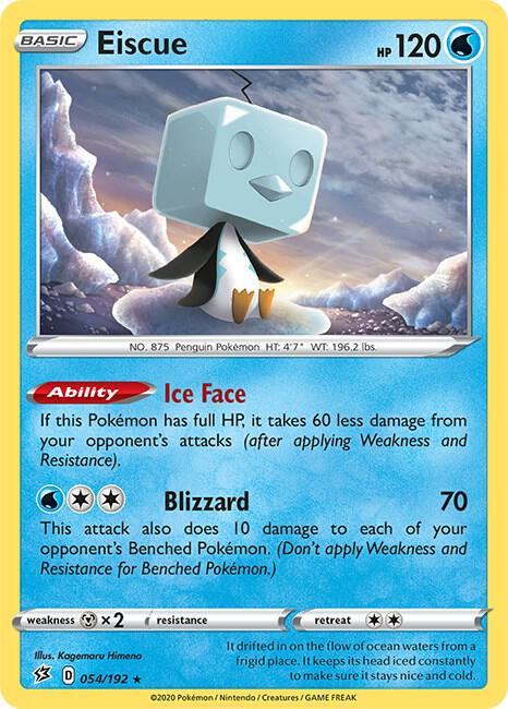 Pokemon Eiscue 54/192 Rebel Clash