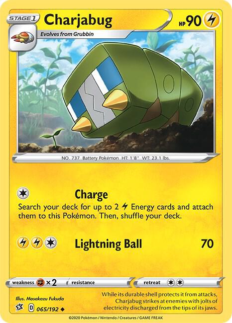 Pokemon Charjabug 65/192 Rebel Clash