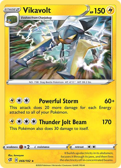 Pokemon Vikavolt 66/192 Rebel Clash