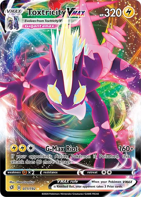 Pokemon Toxtricity VMAX 71/192 Rebel Clash