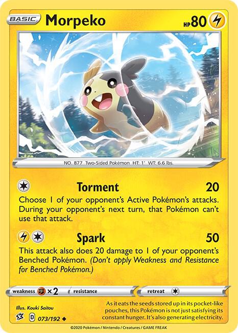 Pokemon Morpeko 73/192 Rebel Clash