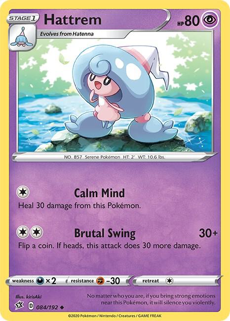 Pokemon Hattrem 84/192 Rebel Clash