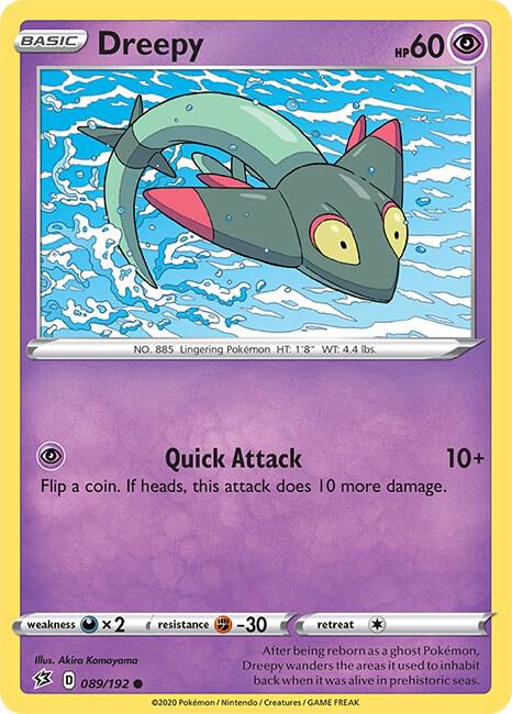 Pokemon Dreepy 89/192 Rebel Clash