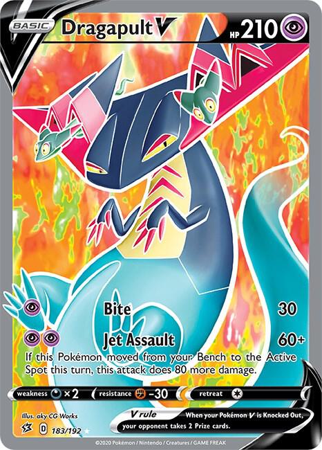 Pokemon Dragapult V 183/192 Rebel Clash