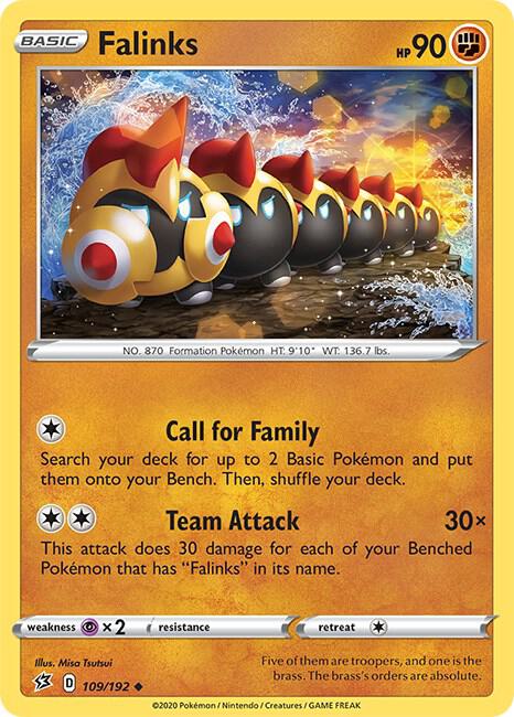 Pokemon Falinks 109/192 Rebel Clash