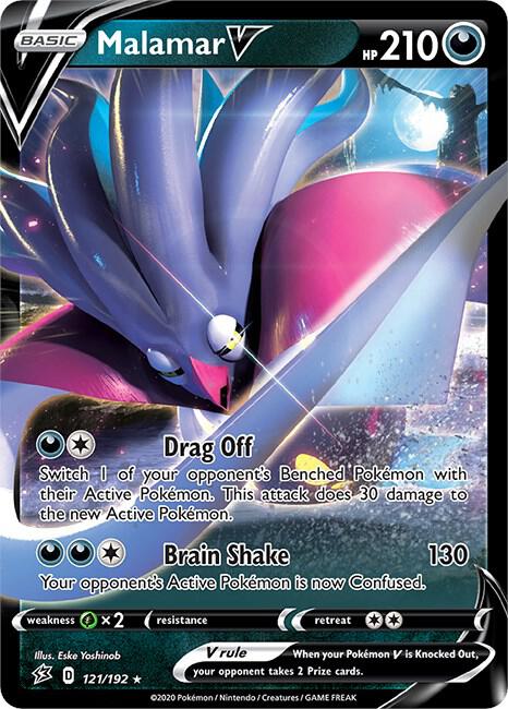 Pokemon Malamar V 121/192 Rebel Clash