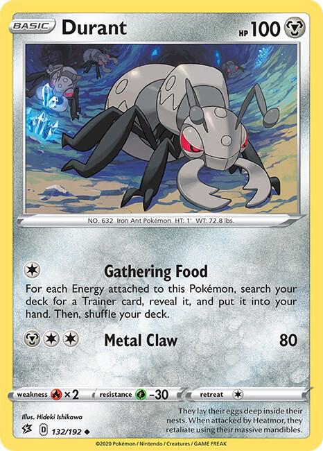 Pokemon Durant 132/192 Rebel Clash