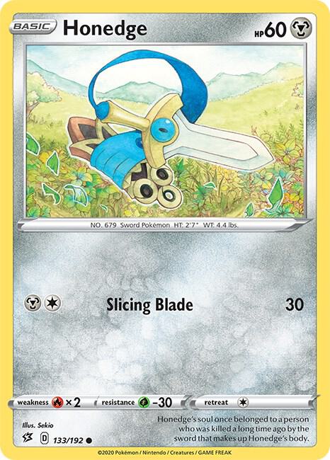 Pokemon Honedge 133/192 Rebel Clash