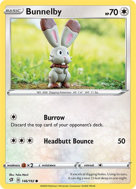 Pokemon Bunnelby 146/192 Rebel Clash