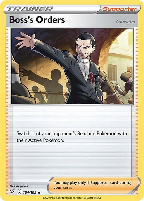 Pokemon Boss's Orders 154/192 Rebel Clash
