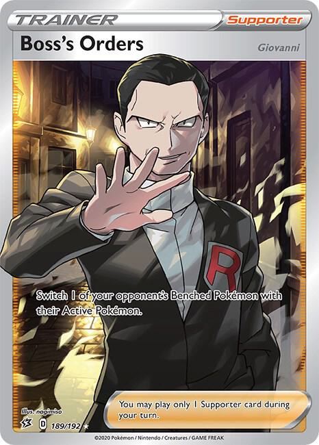 Pokemon Boss's Orders 189/192 Rebel Clash