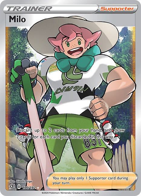 Pokemon Milo 190/192 Rebel Clash