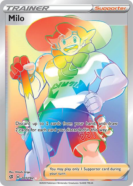 Pokemon Milo 201/192 Rebel Clash