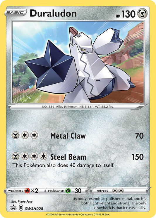 Pokemon Duraludon SWSH028 SWSH Black Star Promos