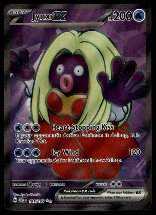 Pokemon TCG Jynx ex #191/165 SV: Scarlet & Violet 151
