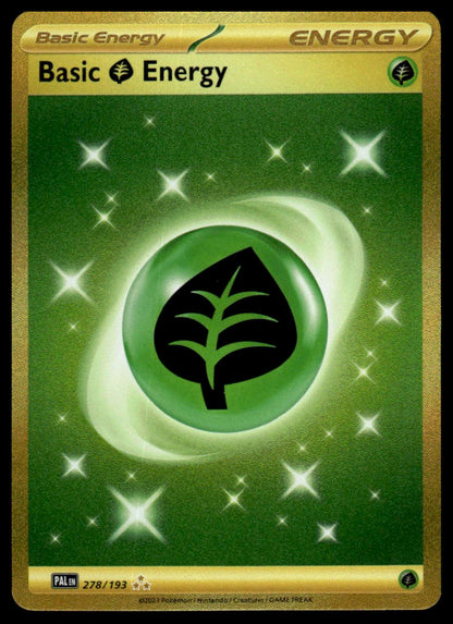 Pokemon TCG Basic Grass Energy #278/193 SV02: Paldea Evolved
