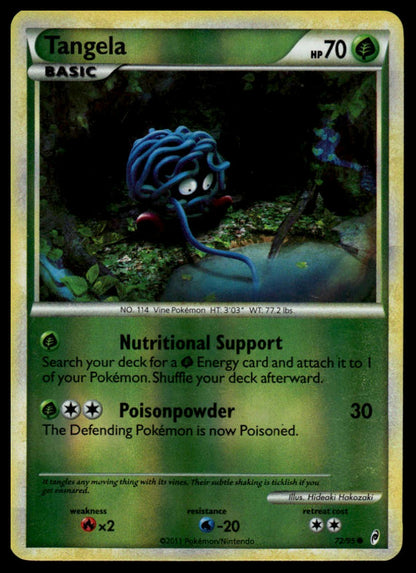Pokemon TCG Tangela #72/95 Call of Legends