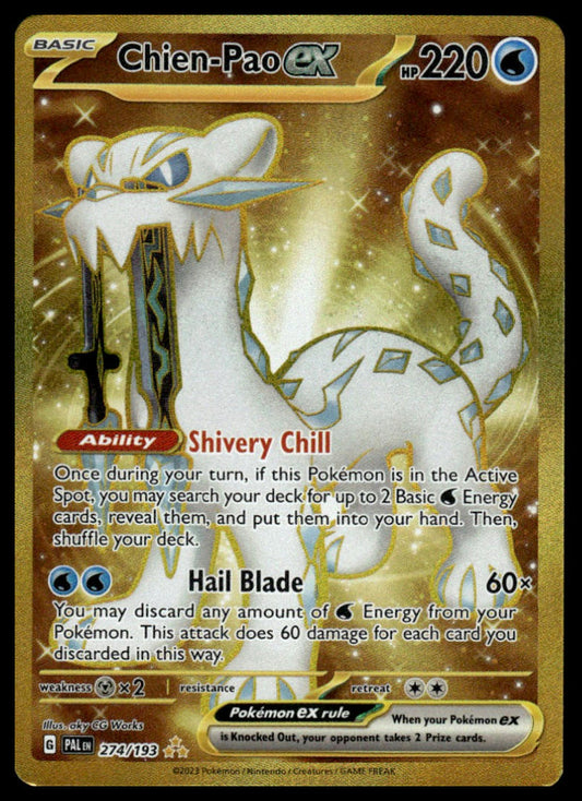 Pokemon TCG Chien-Pao ex #274/193 SV02: Paldea Evolved