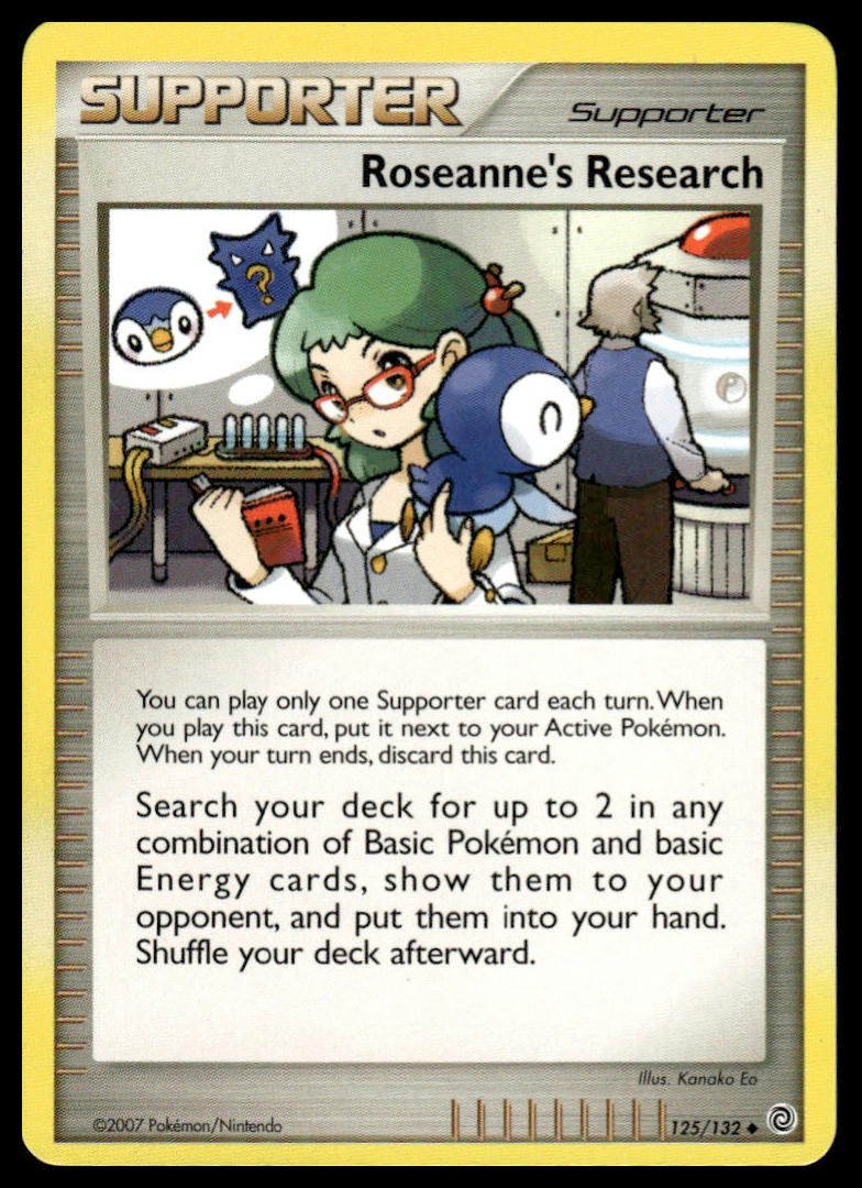 Pokemon TCG Roseanne's Research #011/017 POP Series 8
