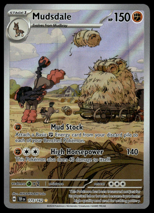Pokemon TCG Mudsdale #175/162 SV05: Temporal Forces