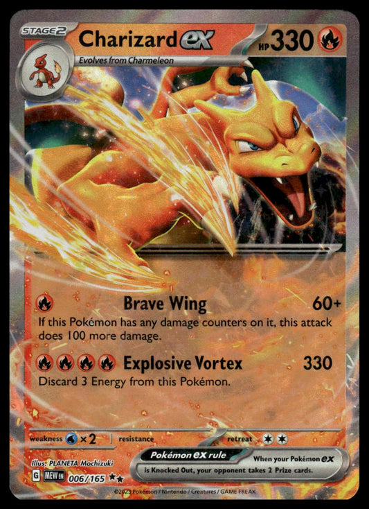Pokemon TCG Charizard ex #006/165 SV: Scarlet & Violet 151