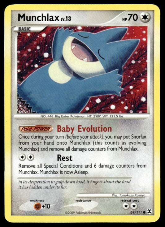 Pokemon TCG Munchlax (69) #69/111 Rising Rivals
