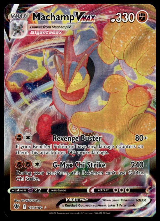 Pokemon TCG Machamp VMAX #073/189 SWSH10: Astral Radiance