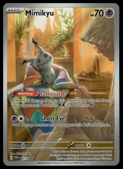 Pokemon TCG Mimikyu #075 SV: Scarlet & Violet Promo Cards