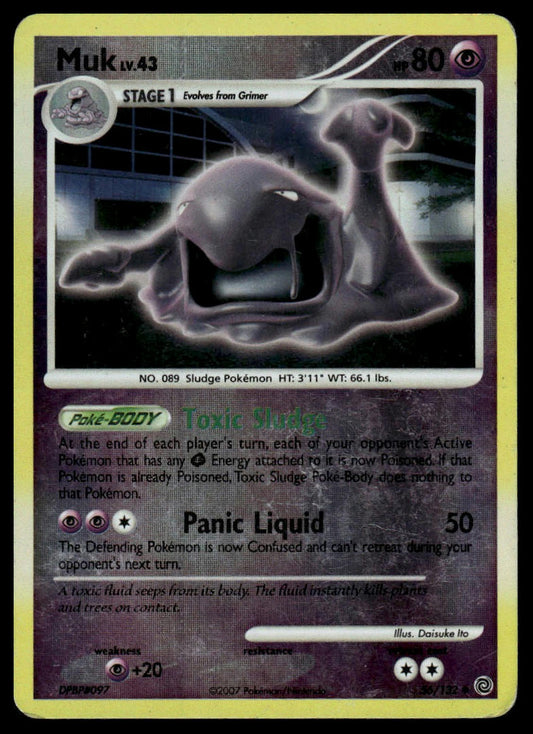 Pokemon TCG Muk #56/132 Secret Wonders