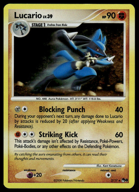 Pokemon TCG Lucario #002/017 POP Series 8