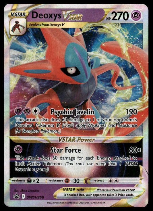 Pokemon TCG Deoxys VSTAR #SWSH268 SWSH: Sword & Shield Promo Cards
