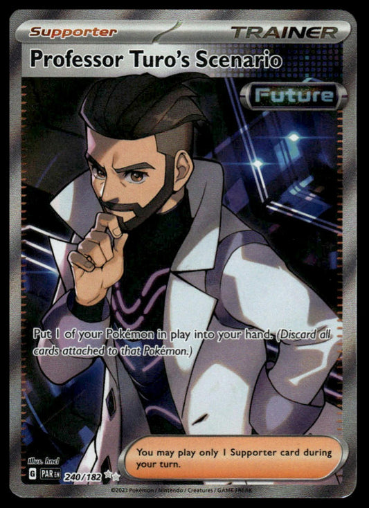 Pokemon TCG Professor Turo's Scenario #240/182 SV04: Paradox Rift