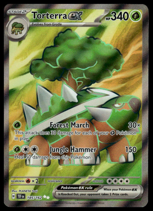 Pokemon TCG Torterra ex #185/162 SV05: Temporal Forces