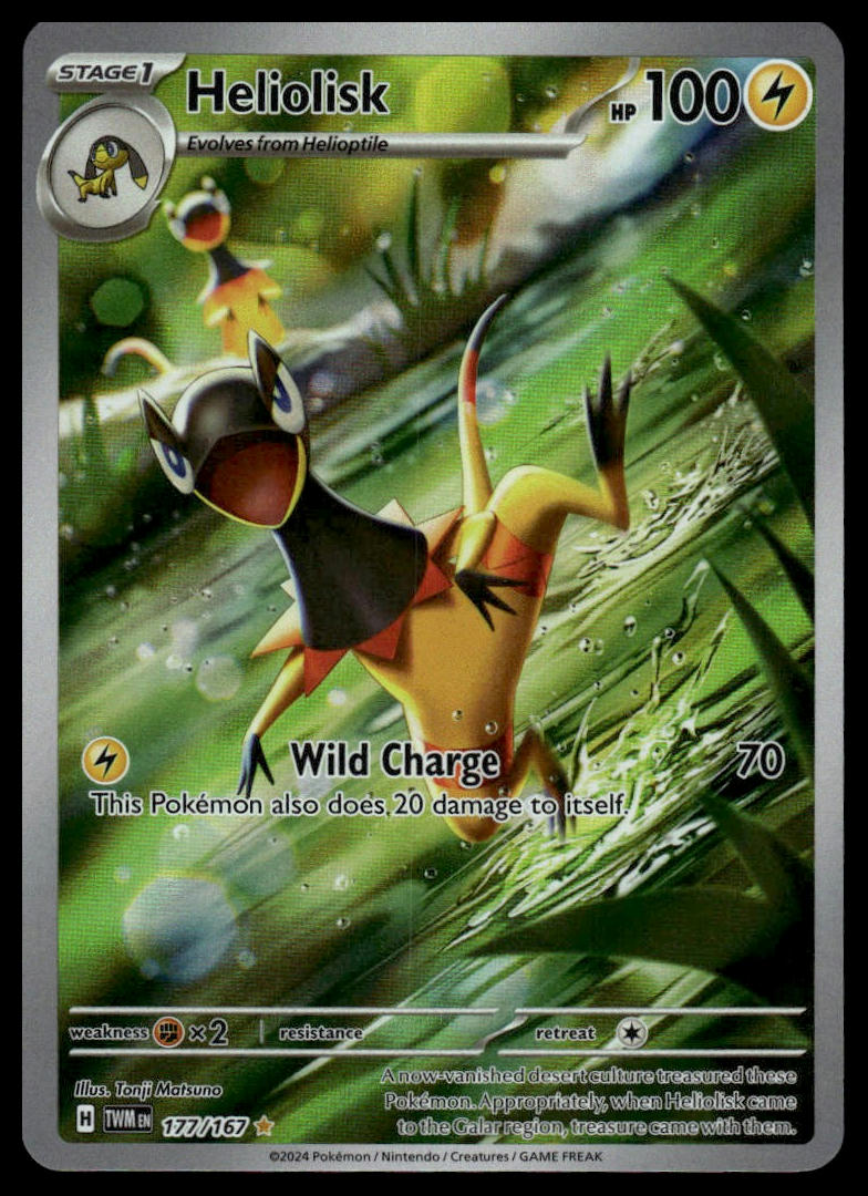 Pokemon TCG Heliolisk #177/167 SV06: Twilight Masquerade