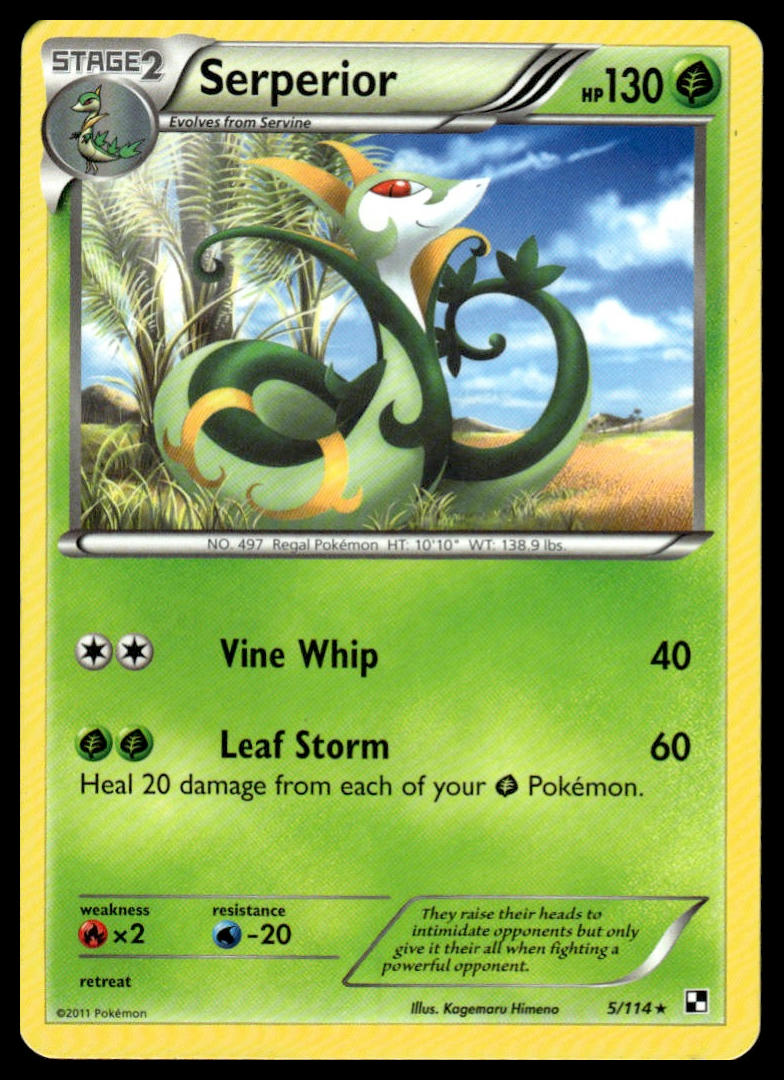 Pokemon TCG Serperior #005/114 Deck Exclusives