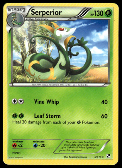 Pokemon TCG Serperior #005/114 Deck Exclusives