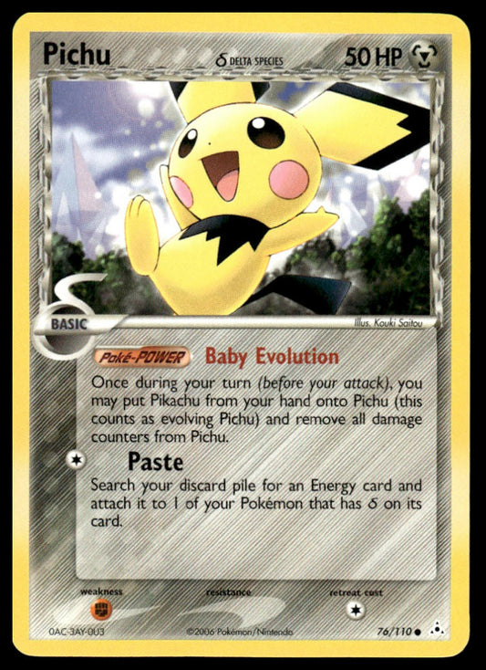 Pokemon TCG Pichu (Delta Species) #76/110 Holon Phantoms