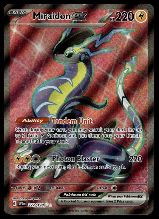 Pokemon TCG Miraidon ex #227/198 SV01: Scarlet & Violet Base Set