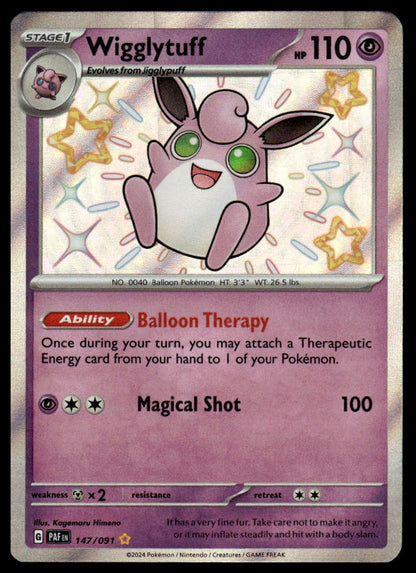 Pokemon TCG Wigglytuff #147/091 SV: Paldean Fates