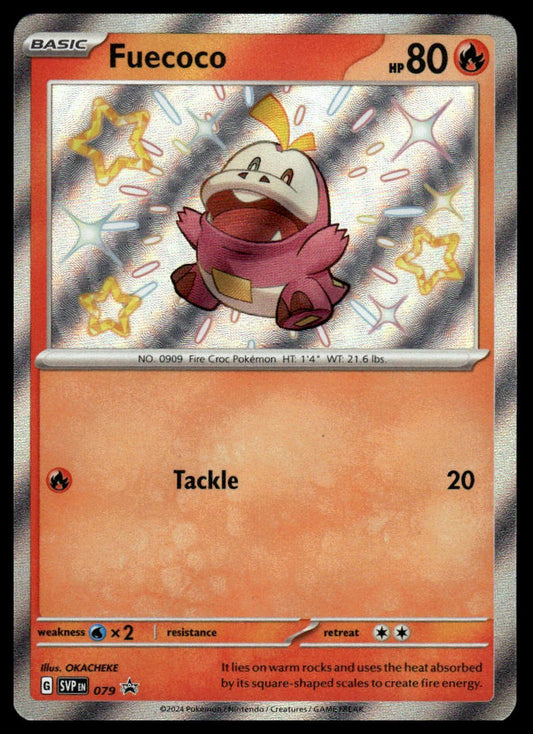Pokemon TCG Fuecoco #079 SV: Scarlet & Violet Promo Cards