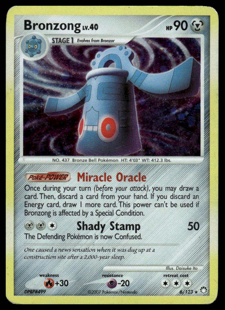 Pokemon TCG Bronzong #6/123 Mysterious Treasures