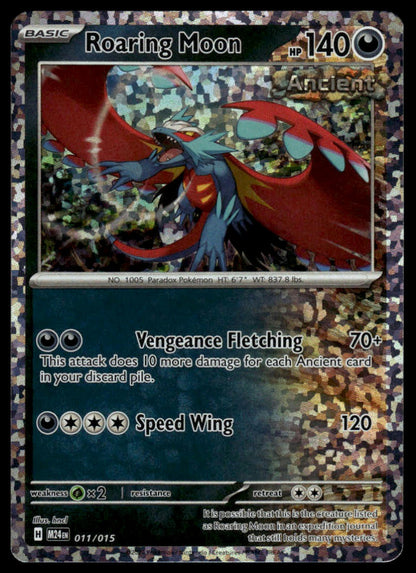 Pokemon TCG Roaring Moon #011/015 McDonald's Promos 2024